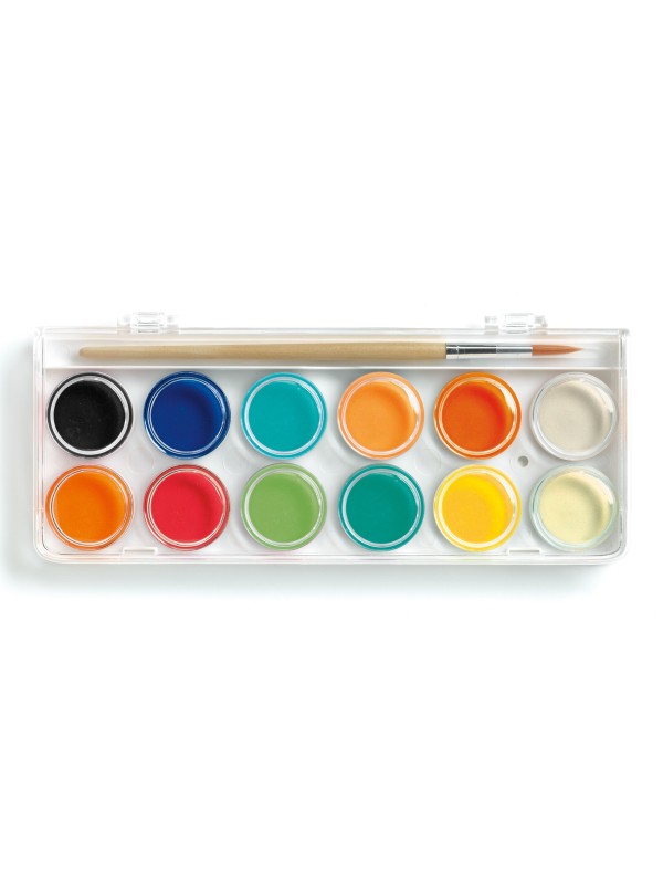 Pastilles de gouache classique - boîte de 12