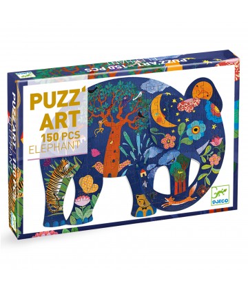 Puzz'Art  éléphant 150 pièces