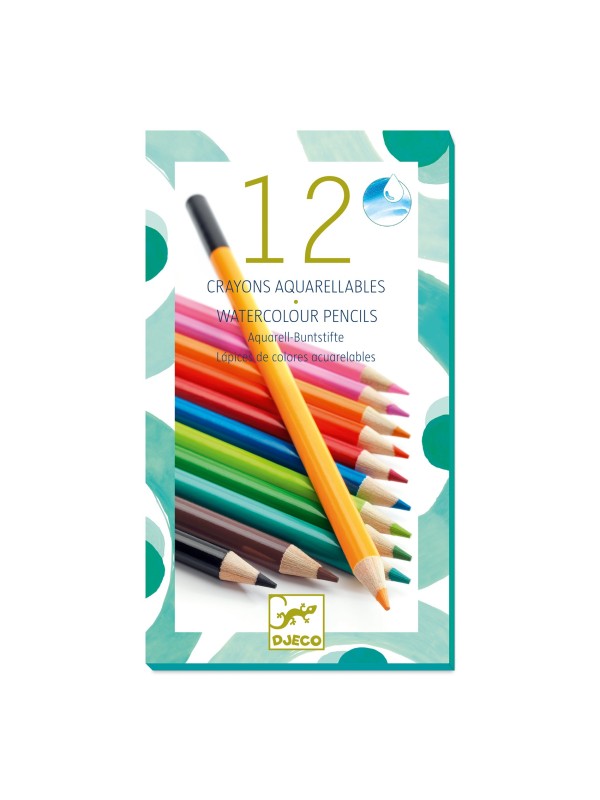 Crayons aquarelle classique - boîte de 12