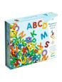 Magnétiques en bois - 83 petites lettres