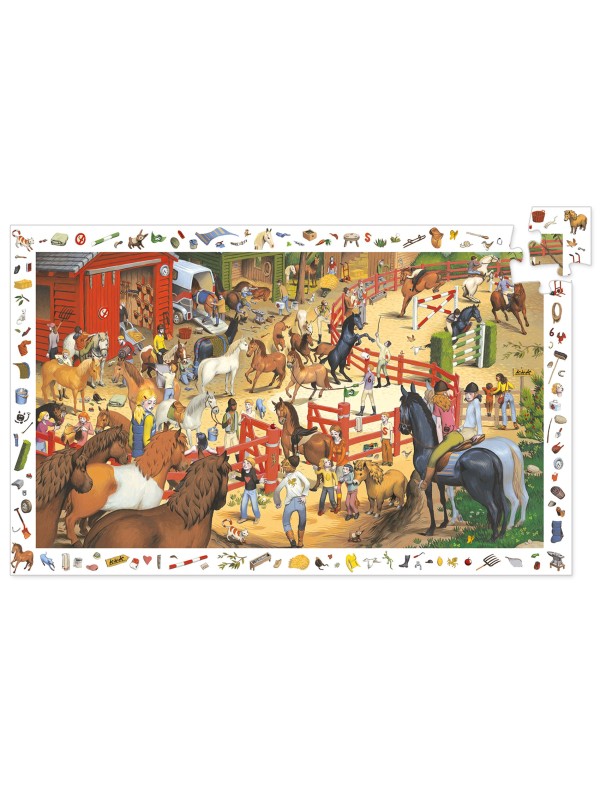 Puzzle observation Equitation - 200 pièces