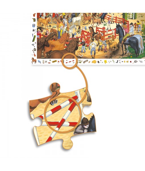 Puzzle observation Equitation - 200 pièces