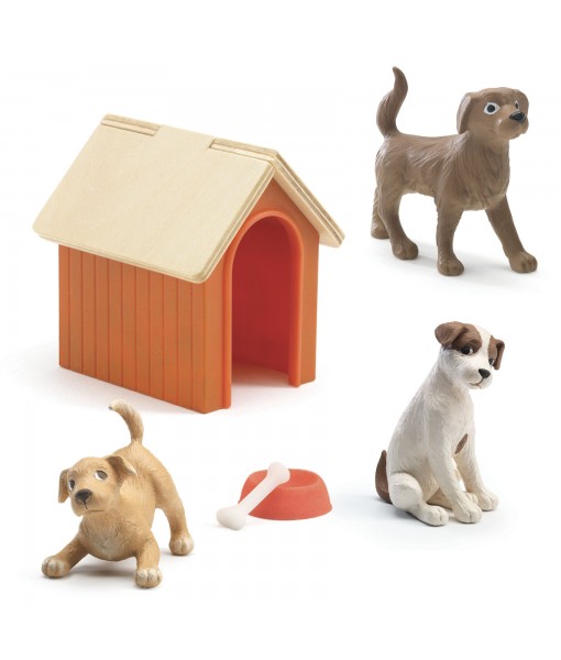 Maison de poupées - les chiens