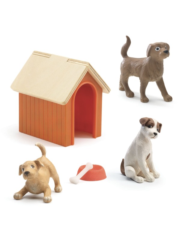 Maison de poupées - les chiens