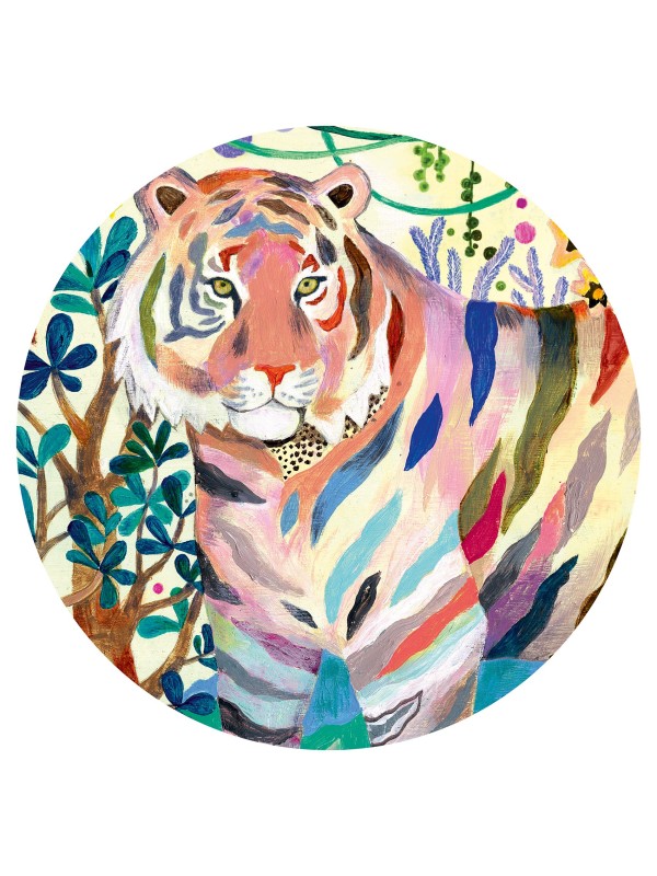 Puzzle gallery Tigres arc-en-ciel - 1000 pièces