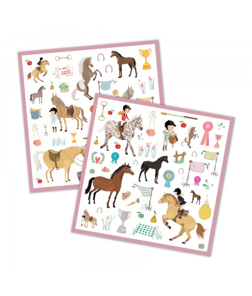 Stickers chevaux