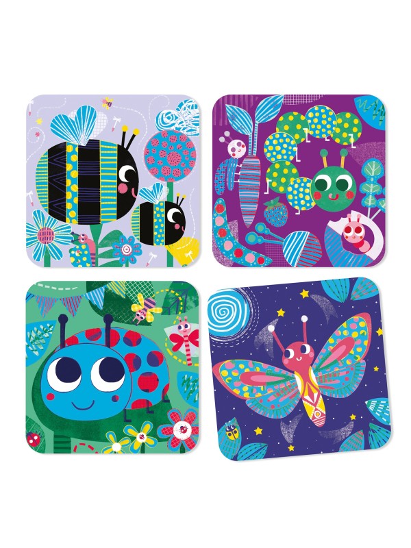 Cartes à gratter toutes petites bêtes