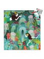 Puzzle silhouette Paradis aquatique - 54 pièces