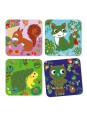 Cartes à gratter petites bêtes