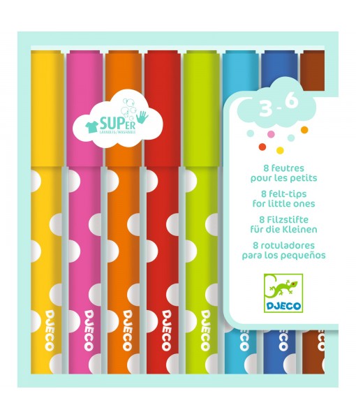 8 Feutres pour les petits