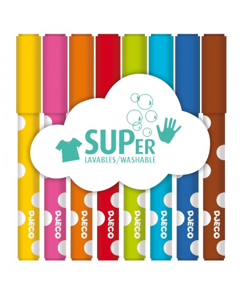 8 Feutres pour les petits
