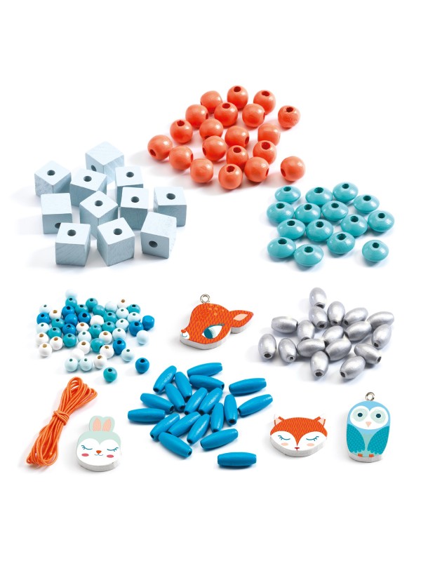 Oh les perles ! Perles en bois petits animaux