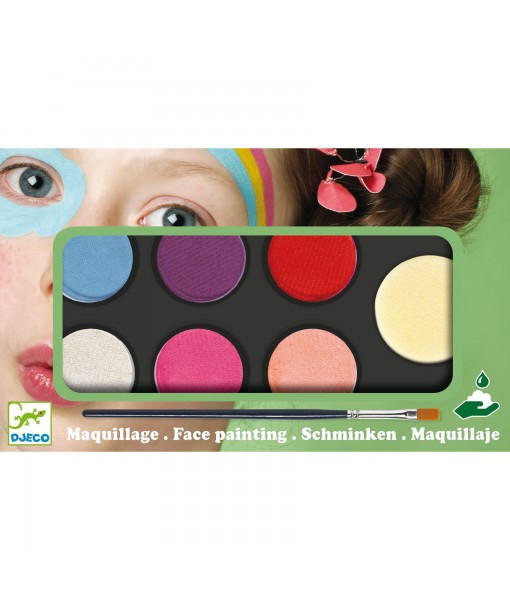 Palette maquillage 6 couleurs - sweet