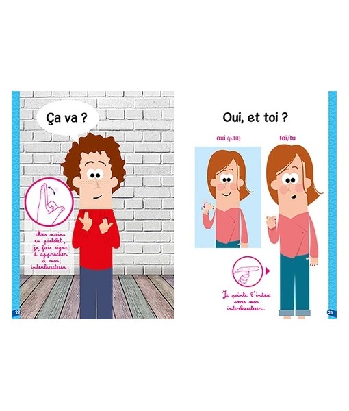 La langue des signes - guide de conversation des enfants