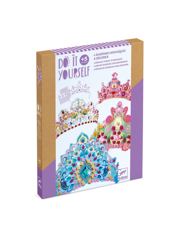 DIY - Diadèmes mosaïques - Comme une princesse