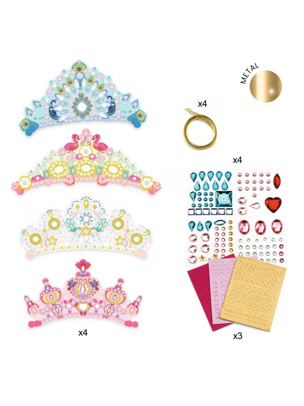 DIY - Diadèmes mosaïques - Comme une princesse