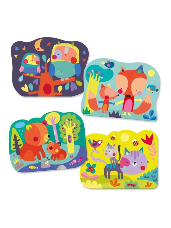 Coloriage magique - Caché dans les bois