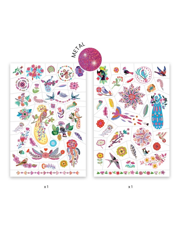 Tatouages - Plume color
