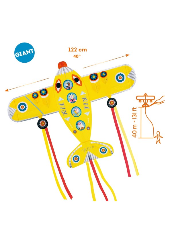 Cerf-volant maxi plane
