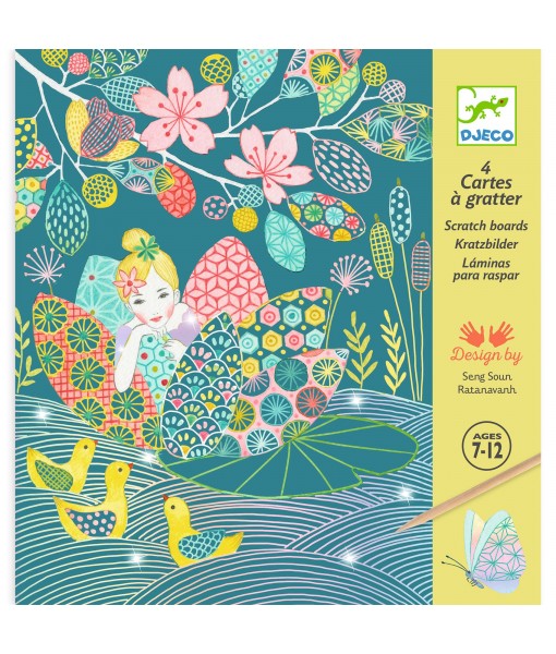 Cartes à gratter  - L'étang