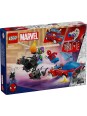 Lego marvel - La voiture de course de Spiderman contre le bouffon vert venomisé