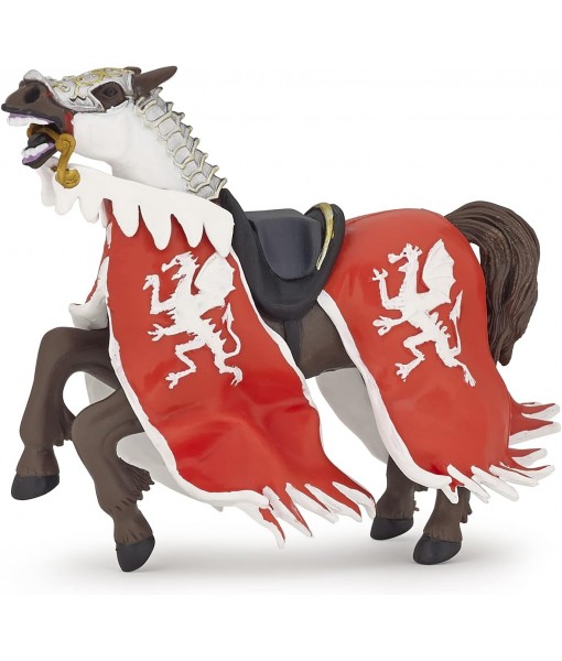 Cheval du roi au dragon rouge