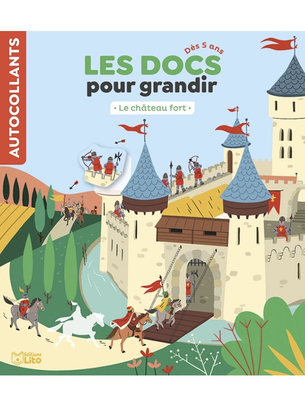Autocollants - Les docs pour grandir - Le château-fort
