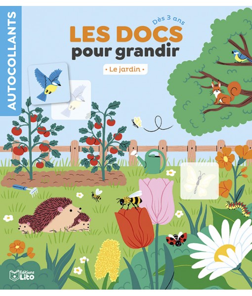 Autocollants - Les docs pour grandir - Le jardin