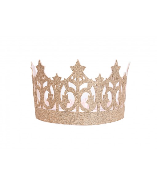 Couronne de reine dorée