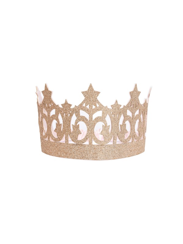 Couronne de reine dorée