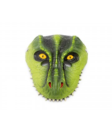 Masque de T-rex vert