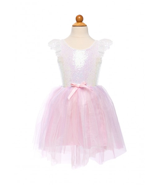 Robe et coiffe de licorne dreamy rose et brillant 3-4 ans
