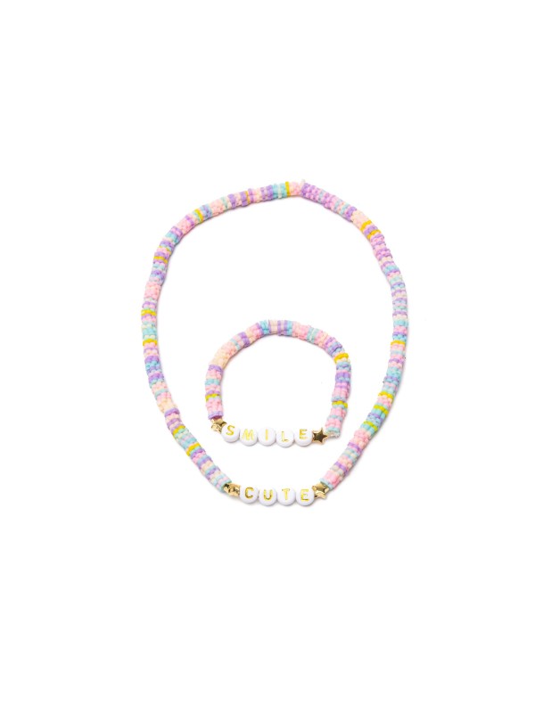 Collier et bracelet Cute smile