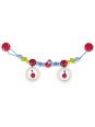 Chaîne de poussette coccinelles avec clips