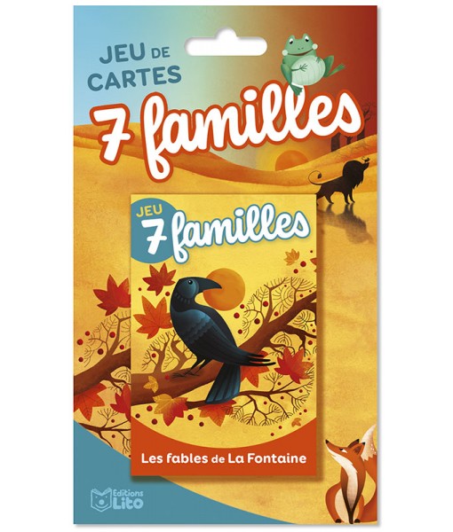 Jeu de 7 familles Les fables de la Fontaine