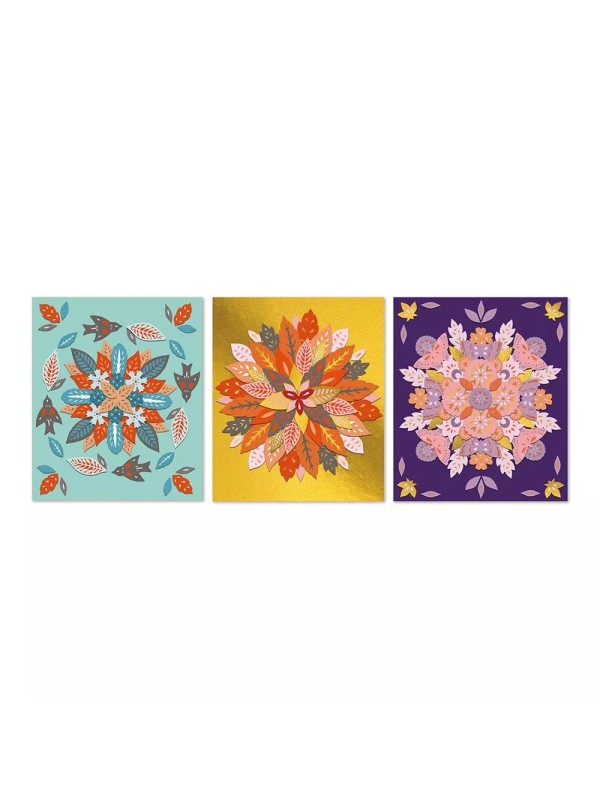3 mandalas nature