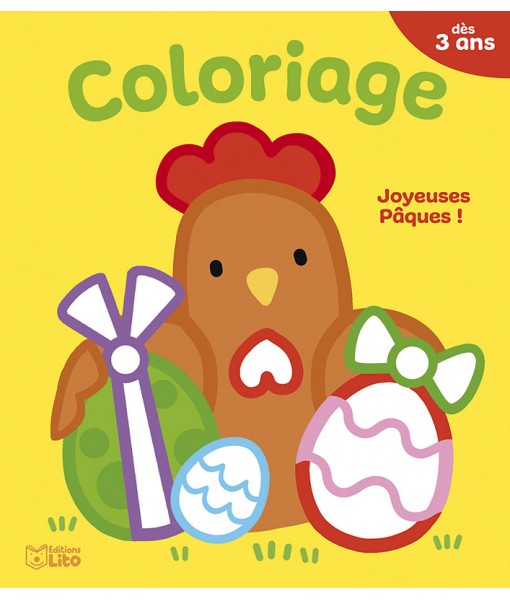 Coloriage Joyeuses Pâques