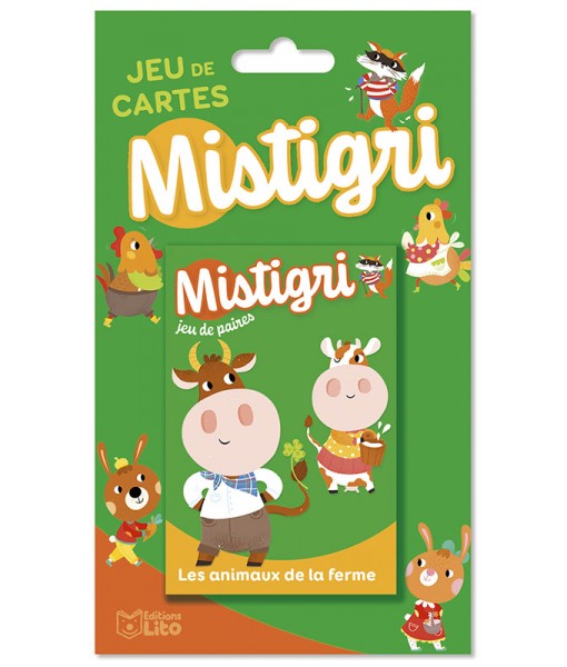 Jeu de mistigri Les animaux de la ferme