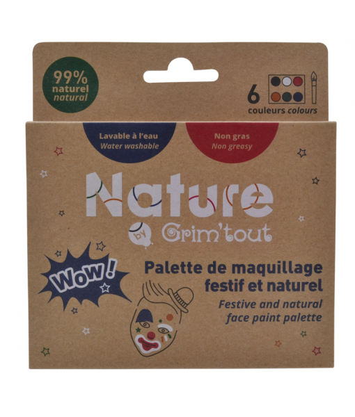 Palette naturelle 6 couleurs - Wow !