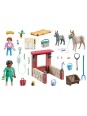 Country - Vétérinaire avec animaux de la ferme