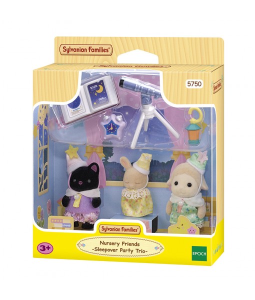 Trio des bébés pyjama party