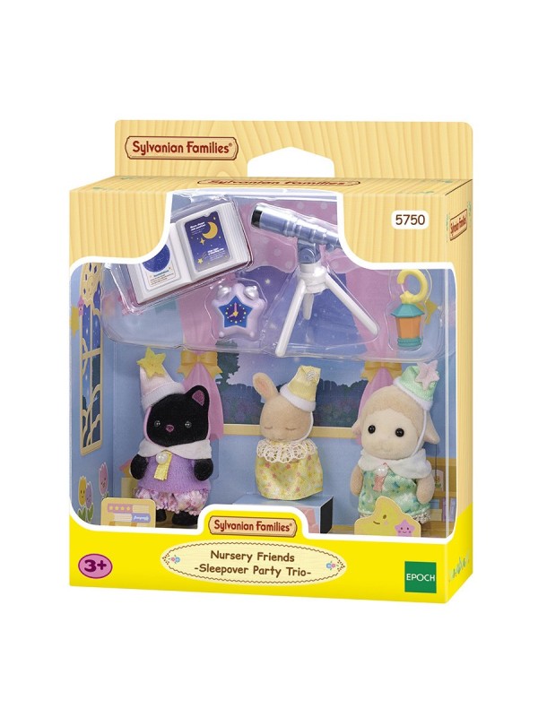 Trio des bébés pyjama party
