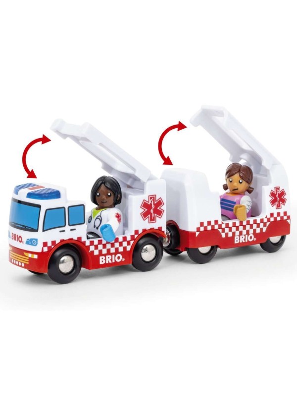 Camion ambulance son et lumière