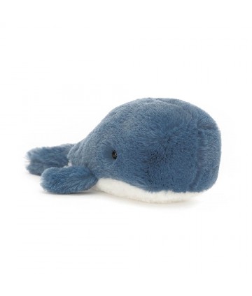 Wavelly whale blue