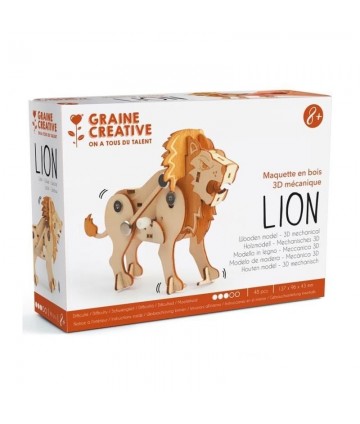 Kit maquette 3D mécanique lion