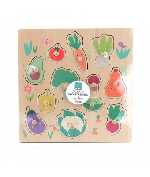 Encastrement bois - Les légumes du jardin