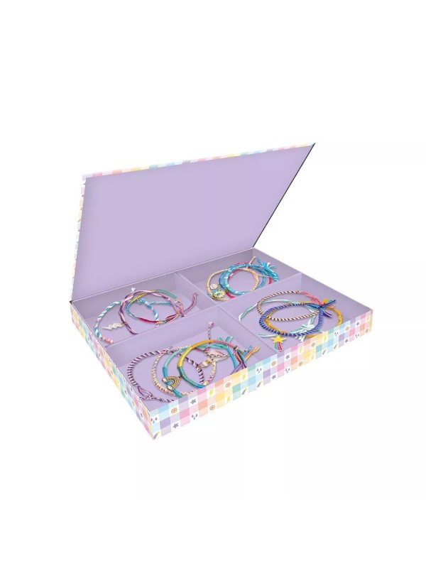 30 bracelets enroulés arc-en-ciel