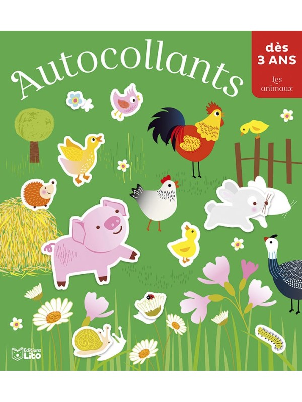 Autocollants 3 ans - Les animaux
