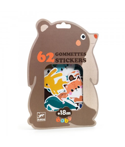 Gommettes stickers - Animaux de la forêt