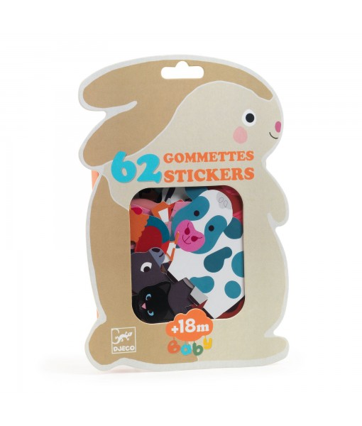 Gommettes stickers - Animaux de la ferme